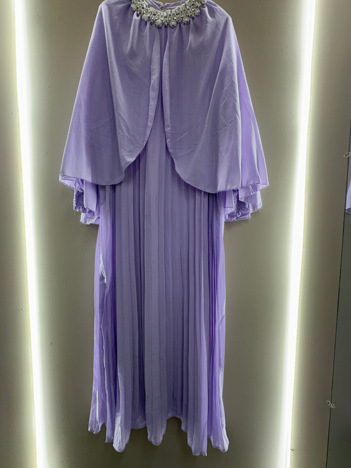 Duchess Pearl Cape Dress