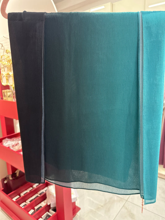 Crimped Ombre – Ocean Eclipse