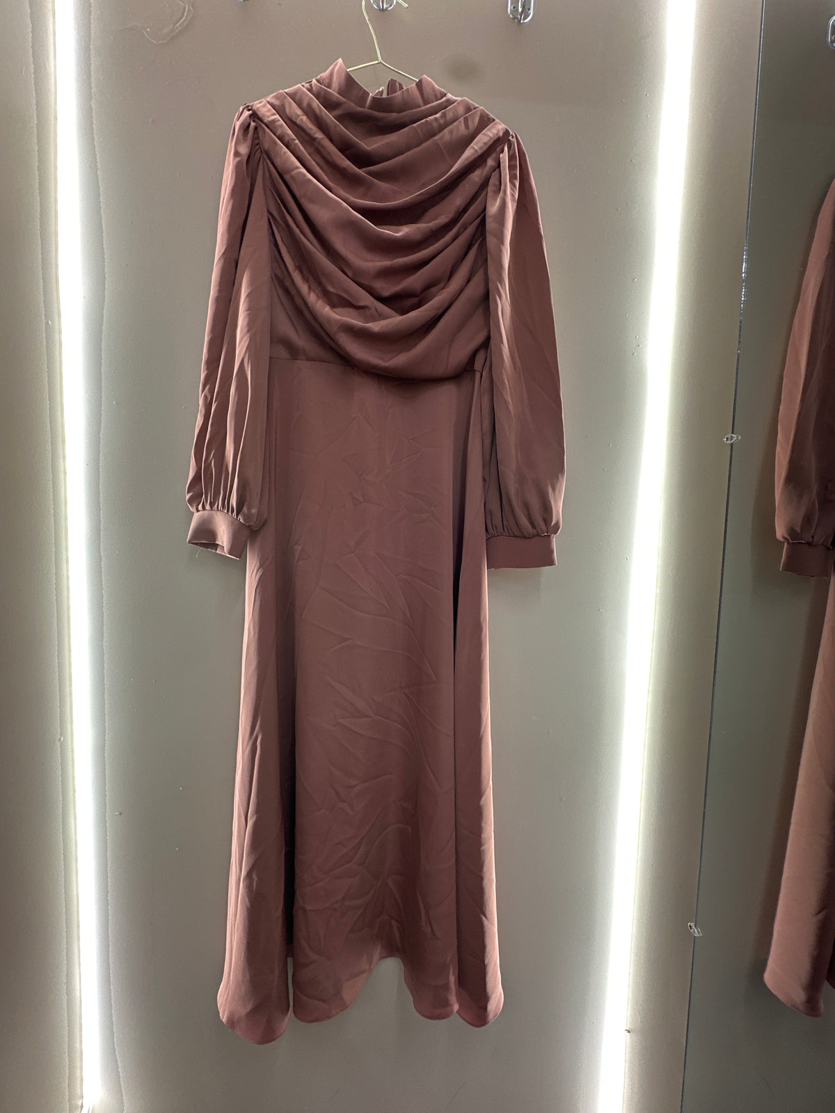 The Zara Draped Maxi Dress