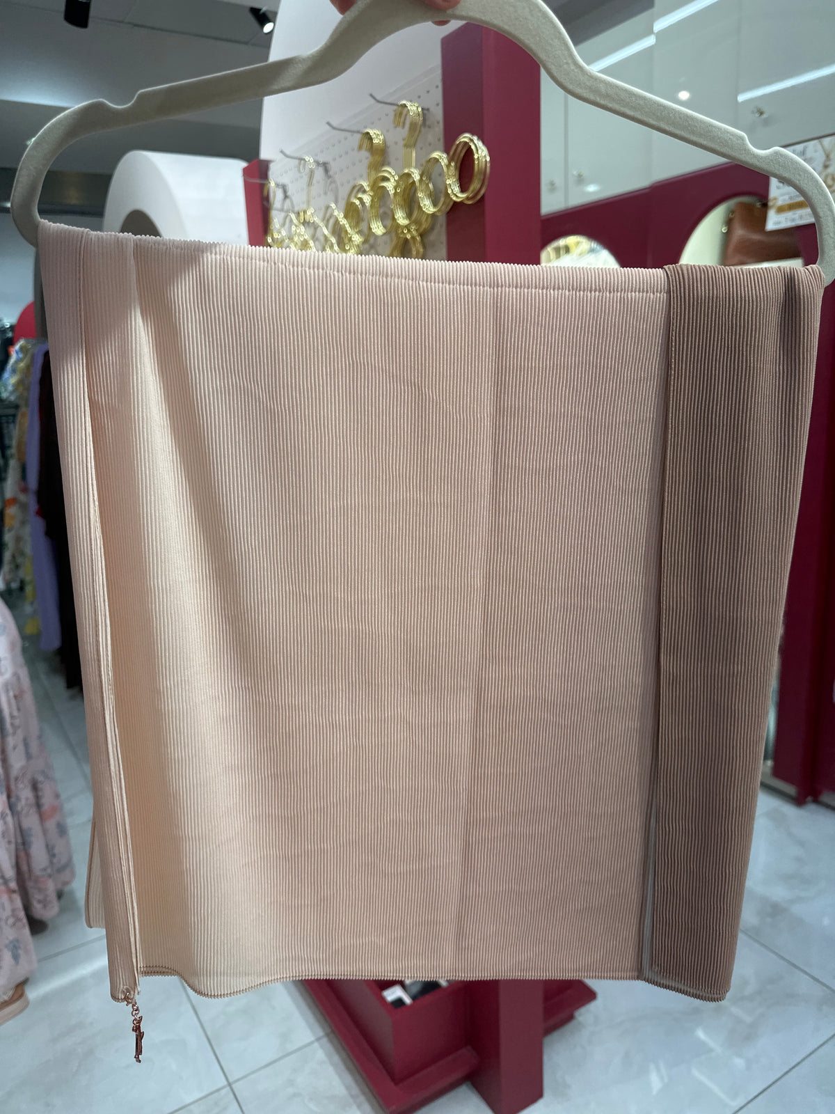 Ombre crimped - Champagne Taupe