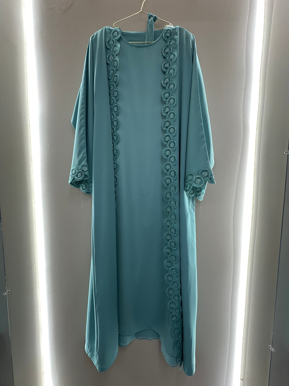 Azure Arabesque Two-Piece Set