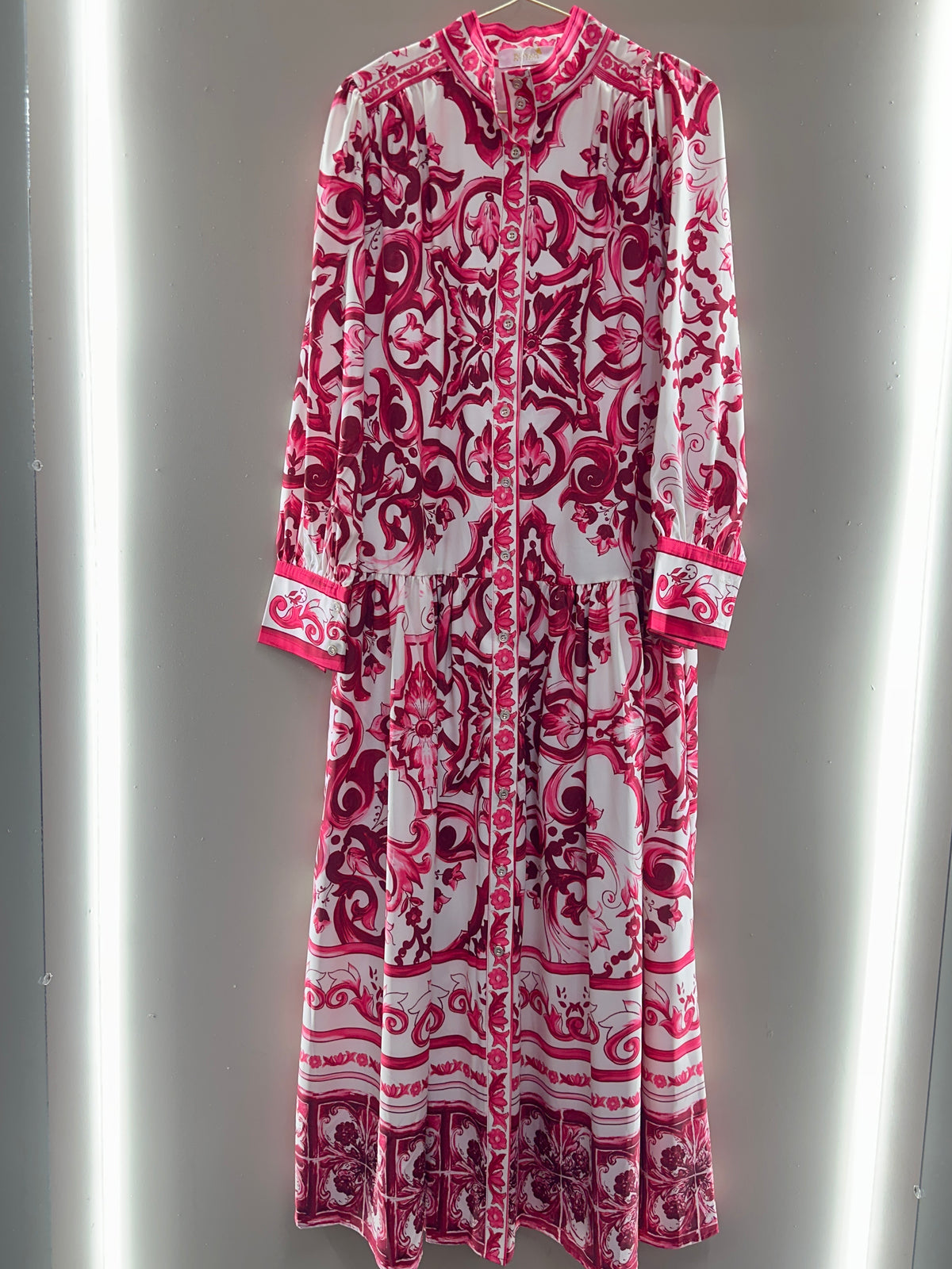 Ruby Baroque Maxi Dress