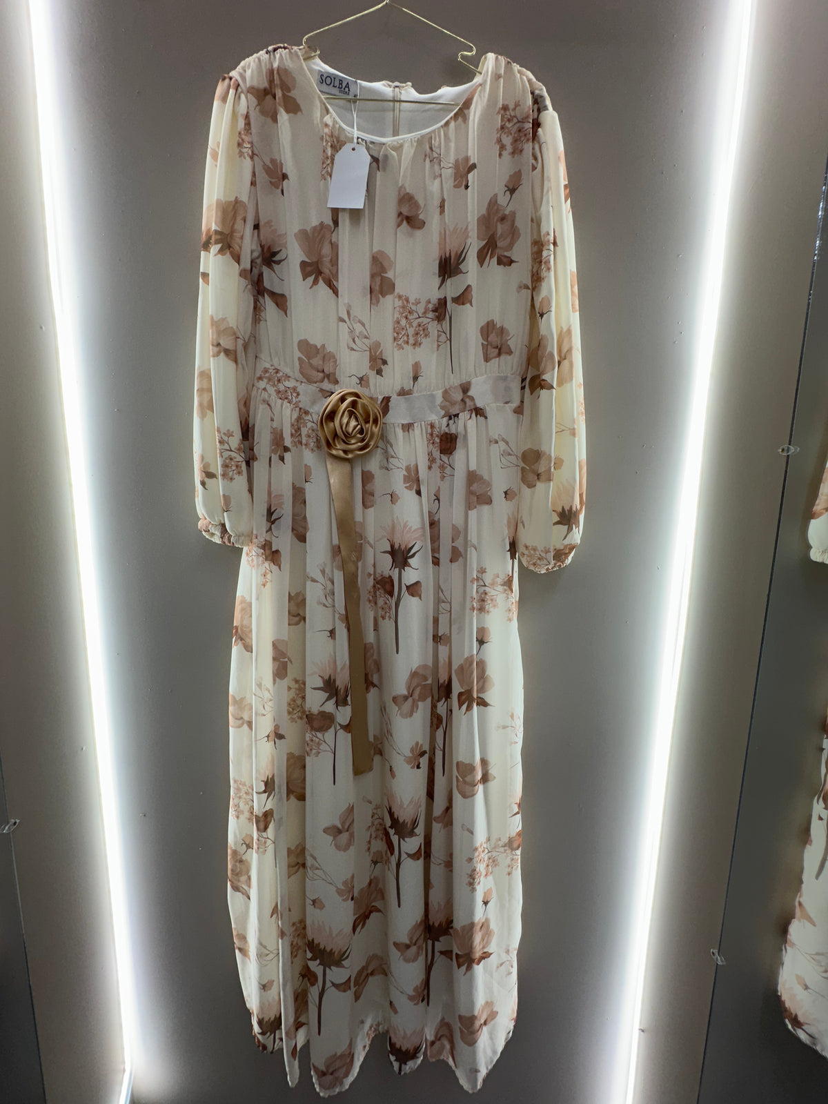Desert Rose Pleated Dress