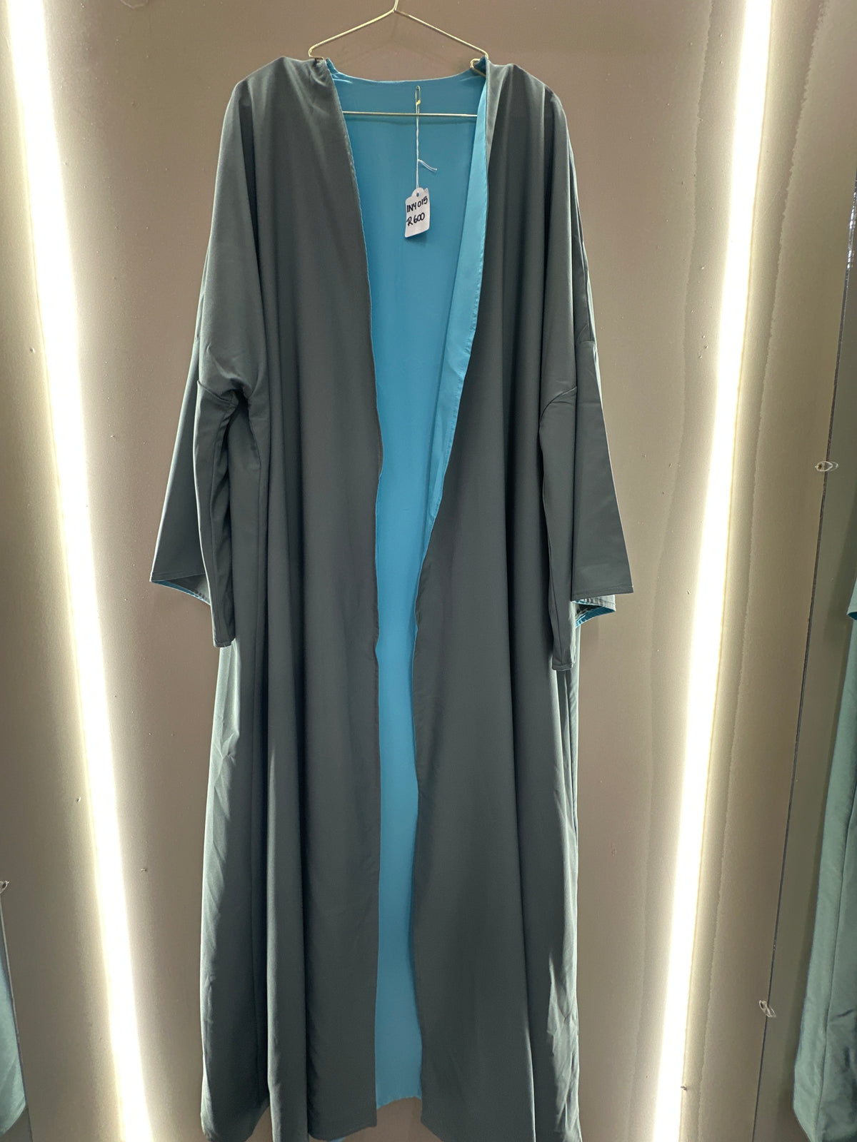 Reversible Two-Way Open Abaya