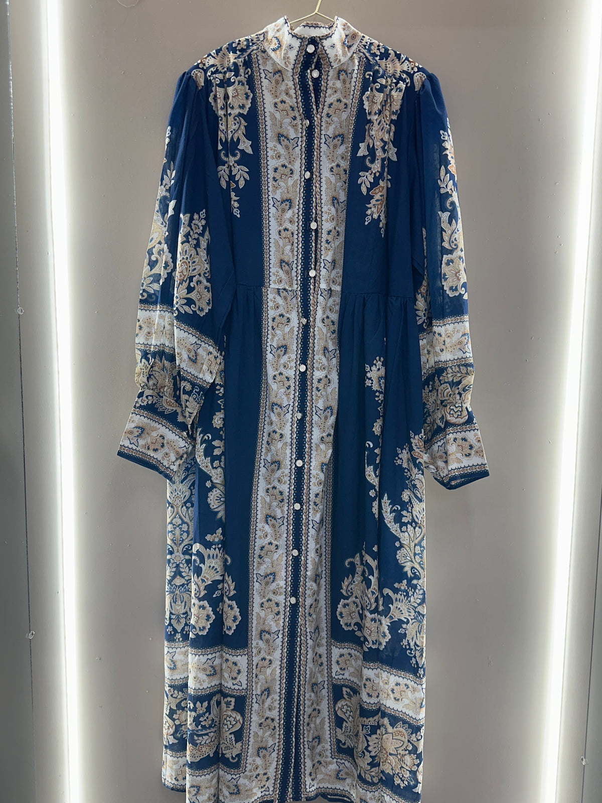 Royal Paisley Maxi Dress