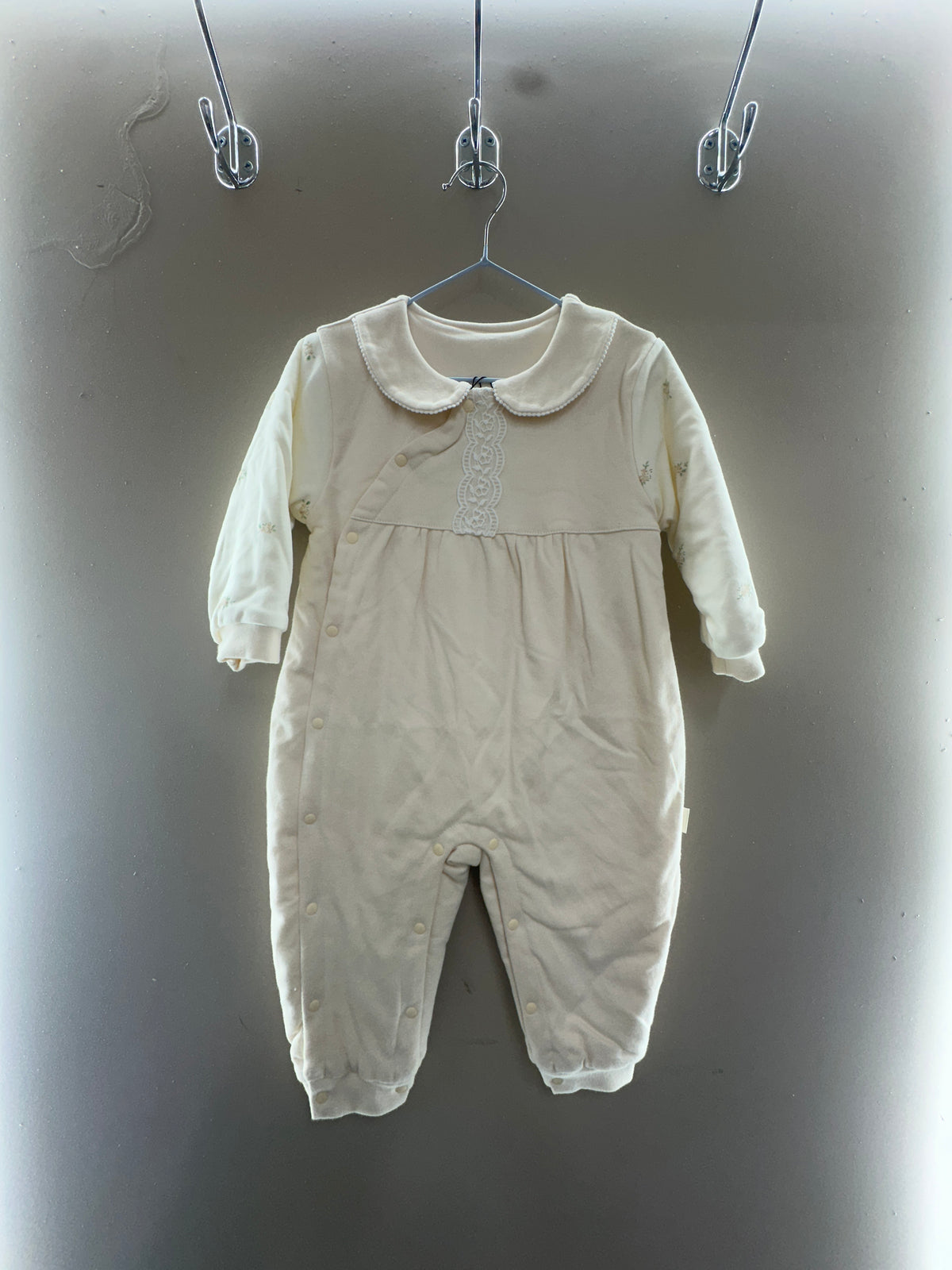 Collared Long Sleeve Romper