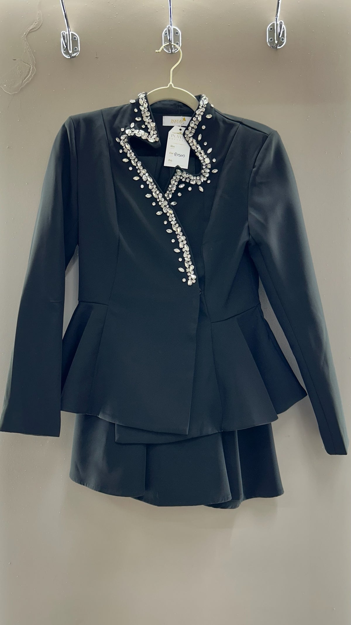 Embellished Blazer & Dress Set
