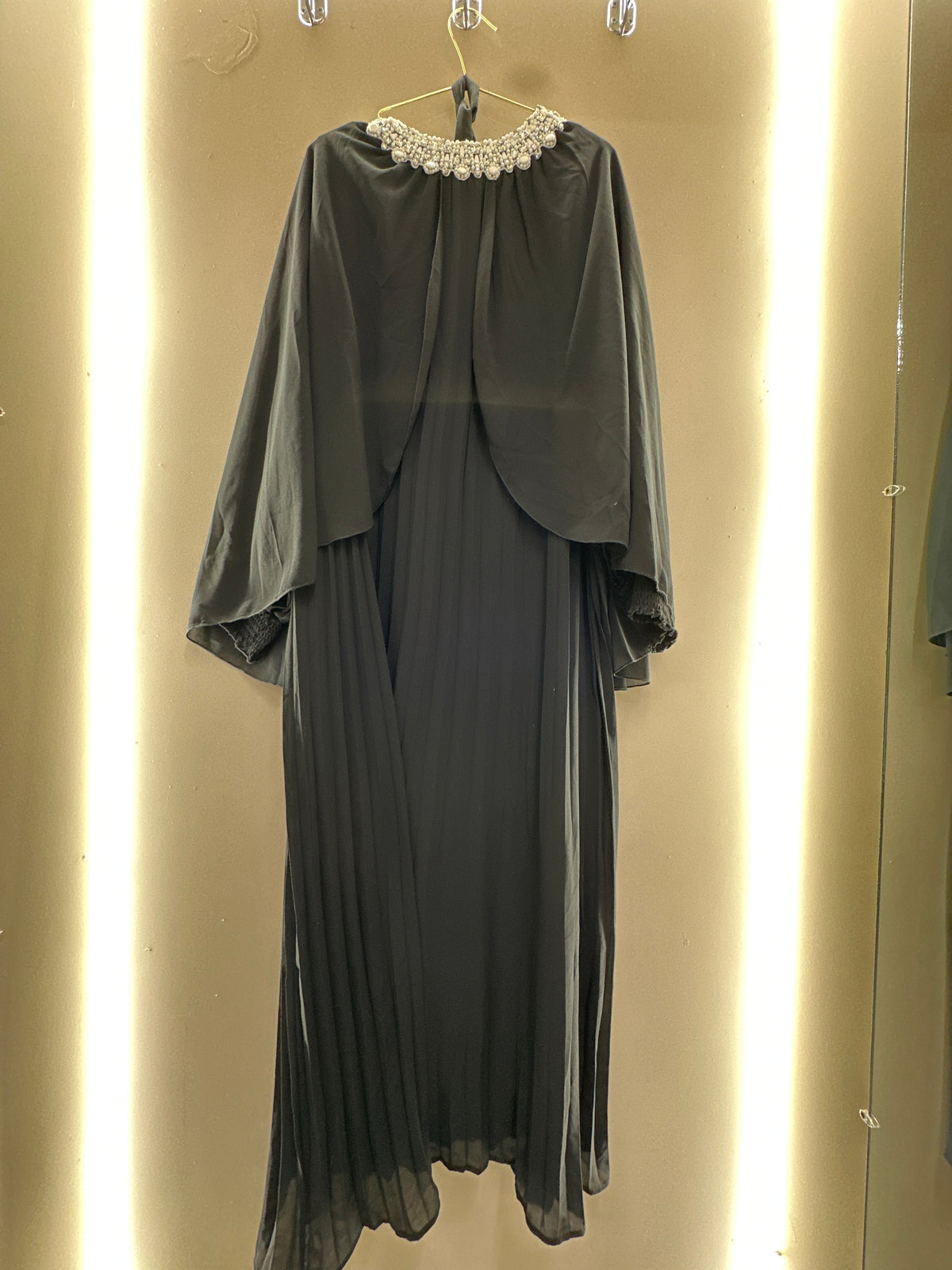 Duchess Pearl Cape Dress