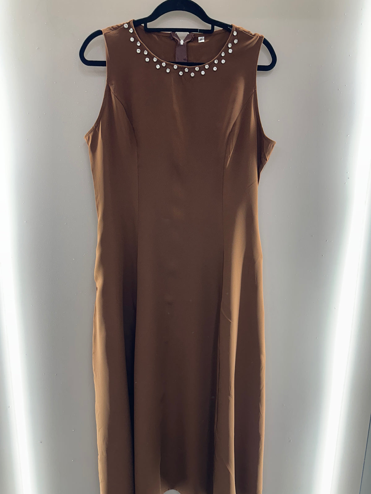Mocha Two-Piece Midi Dress
