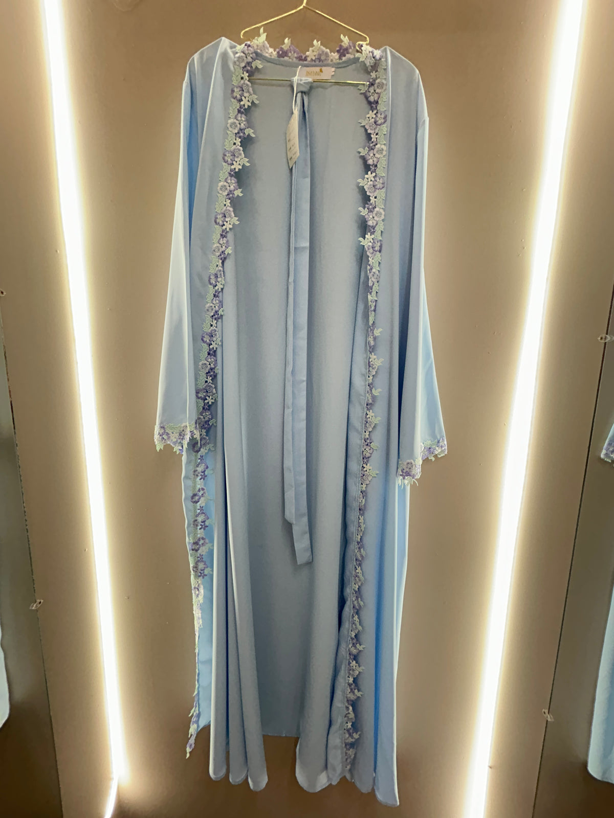 Olive Blossom Duster Abaya