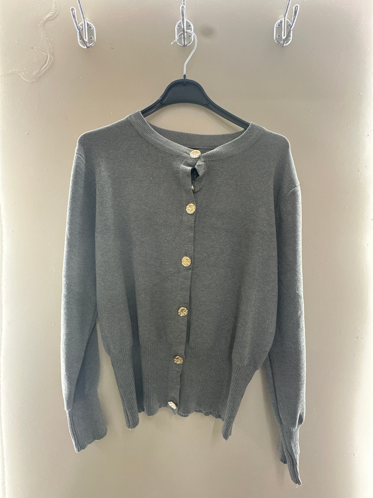 Classic Knit Button Cardigan