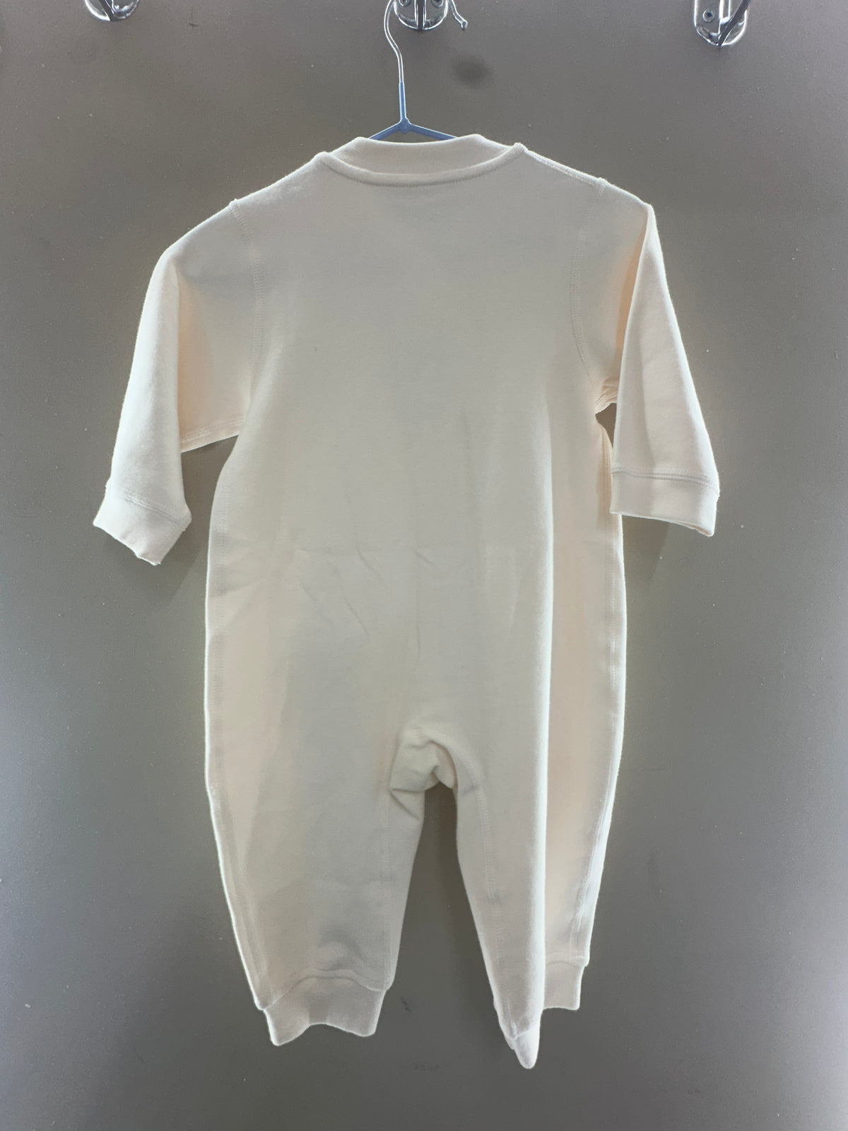 Light Pink Lotus Detail Baby Romper