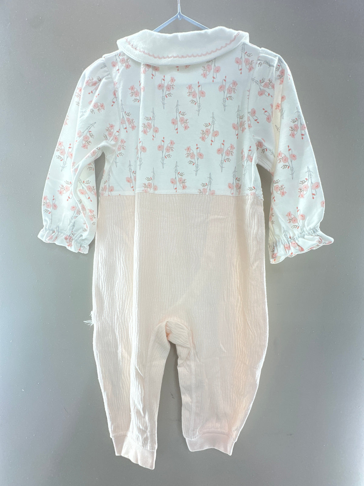 Blush Floral Baby Romper