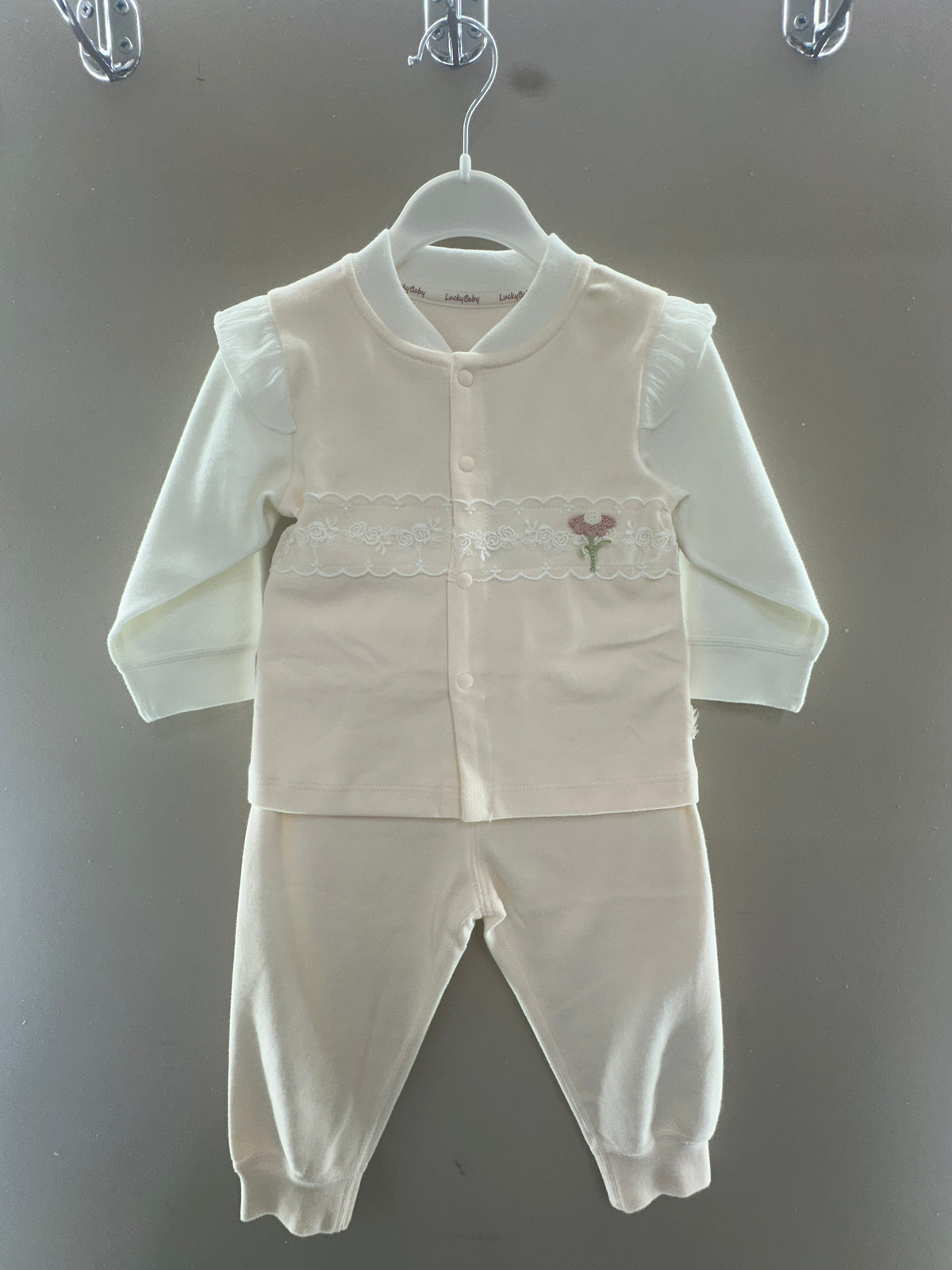 Lace Detail Baby Set