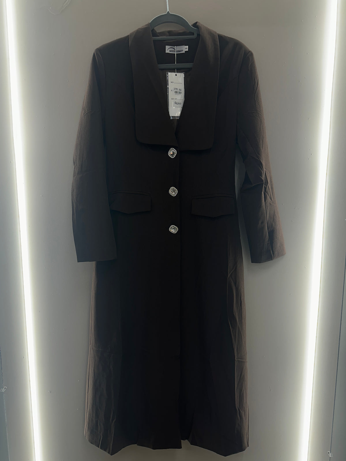 Luxe Tailored Longline Coat
