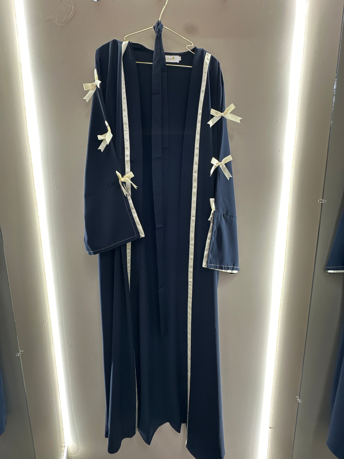 Dove Ribbon Duster Abaya