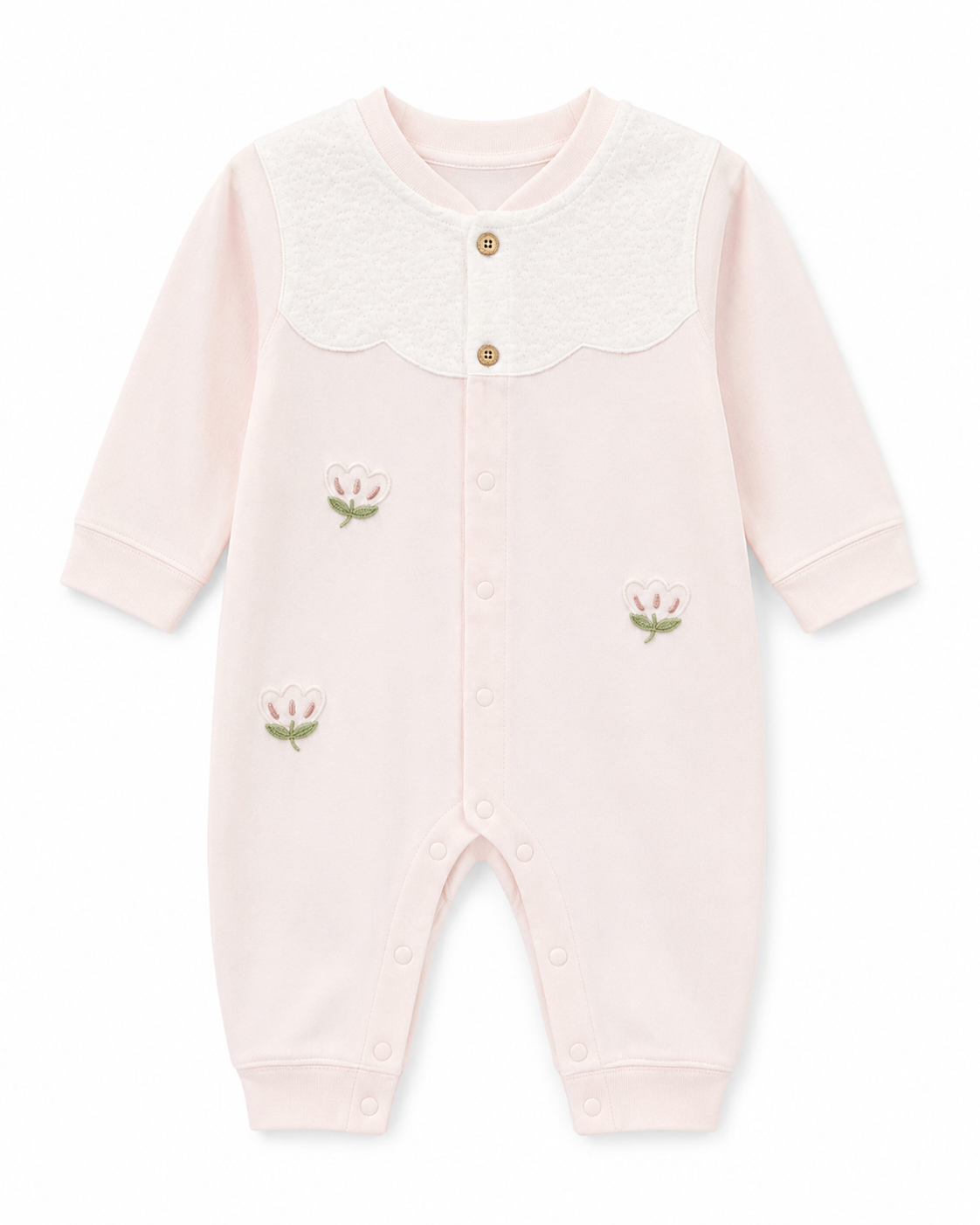 Floral Lace Baby Romper