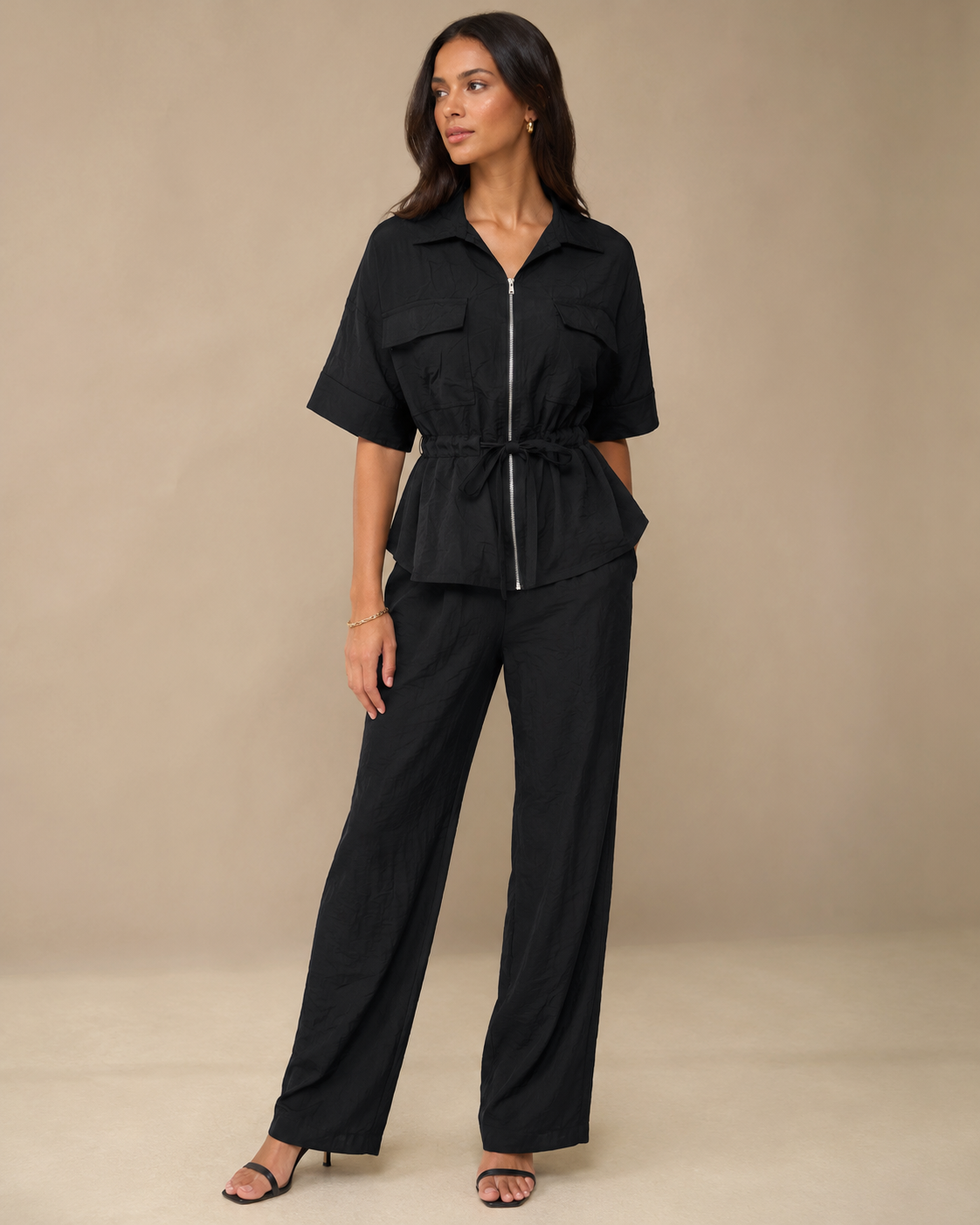 Noir Luxe Utility Co-Ord