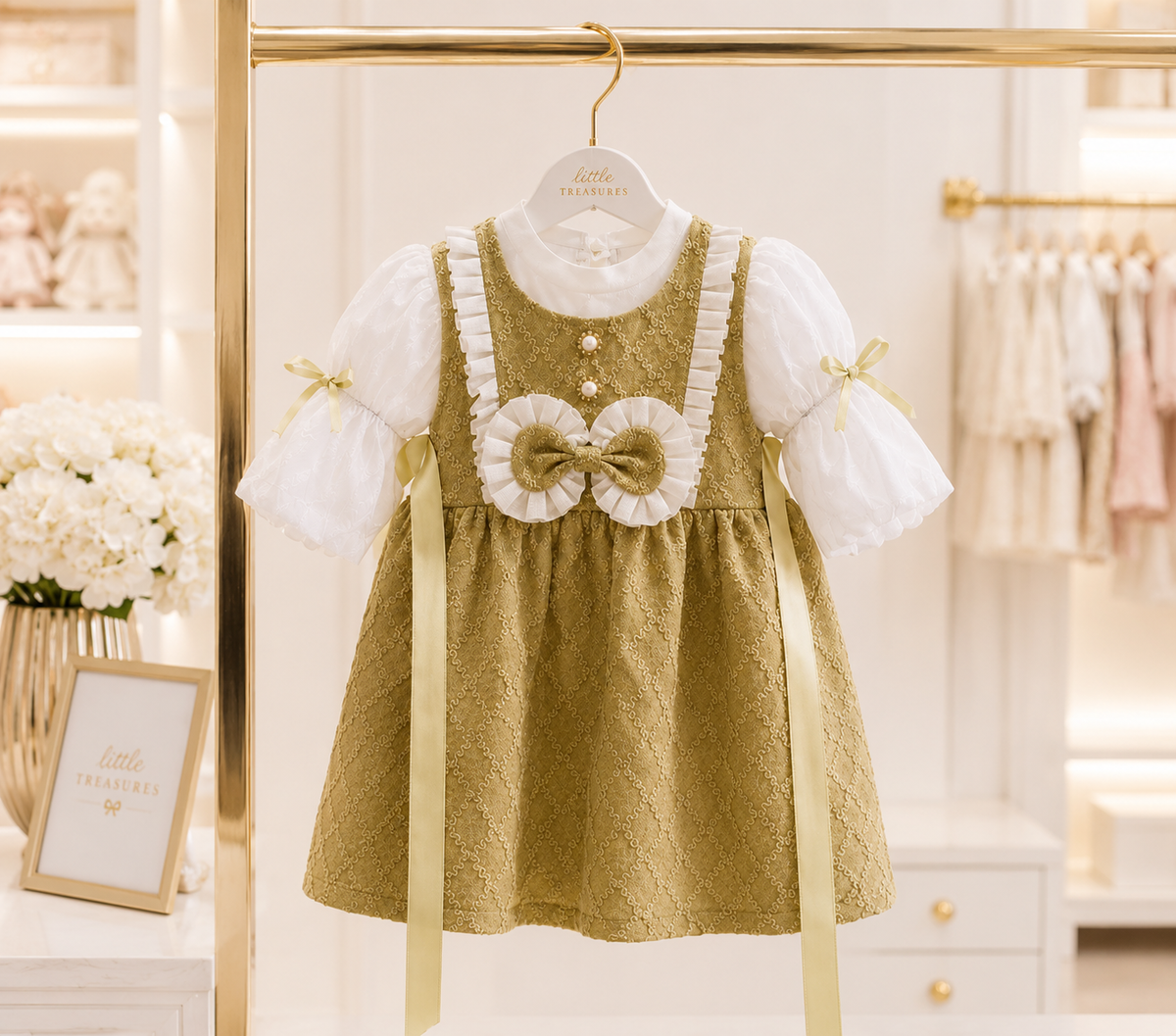 Grace Puff Sleeve Boutique Dress