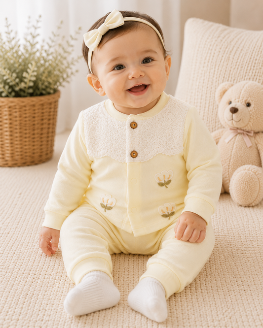Floral Teddy Set