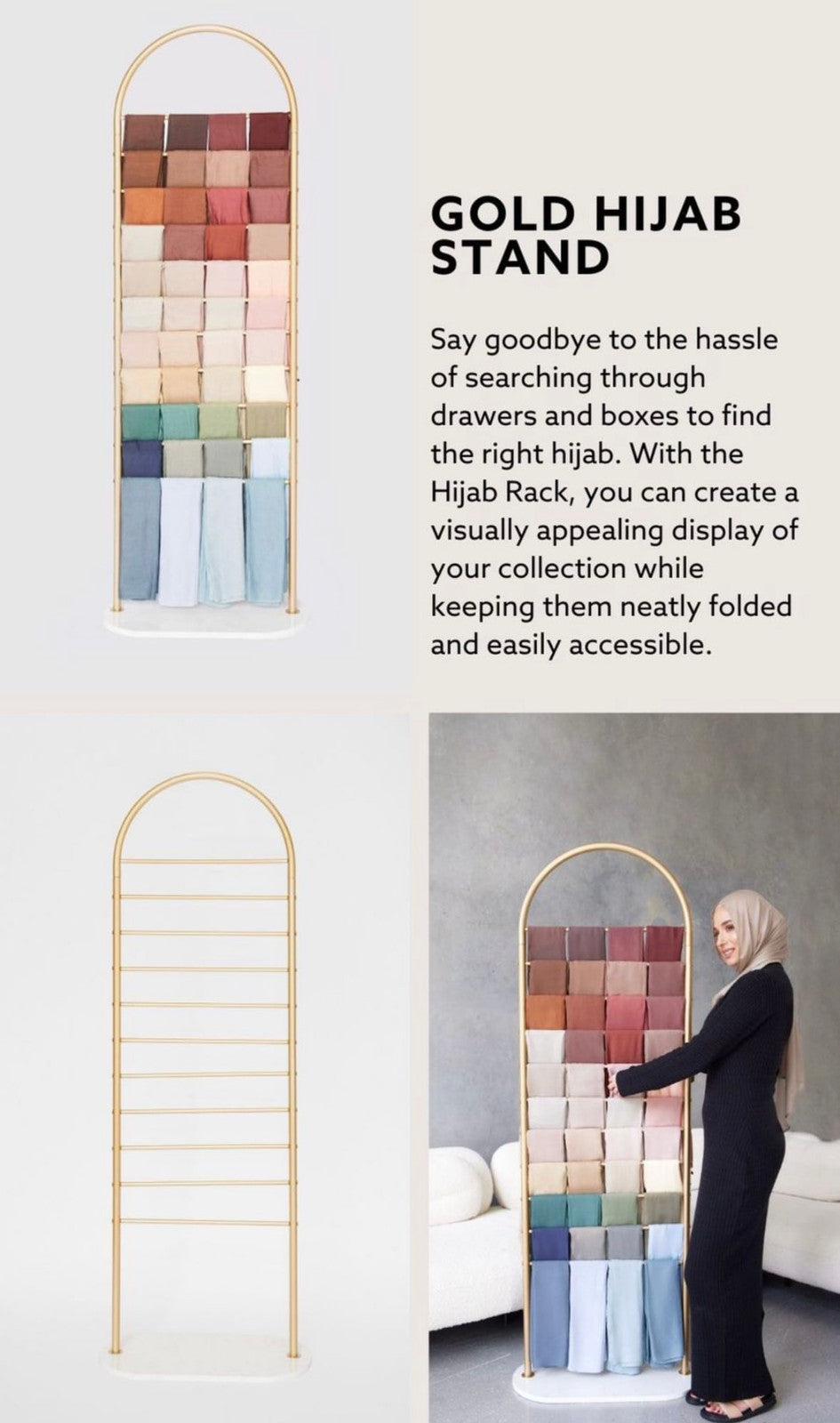 Grid Hijab Stand