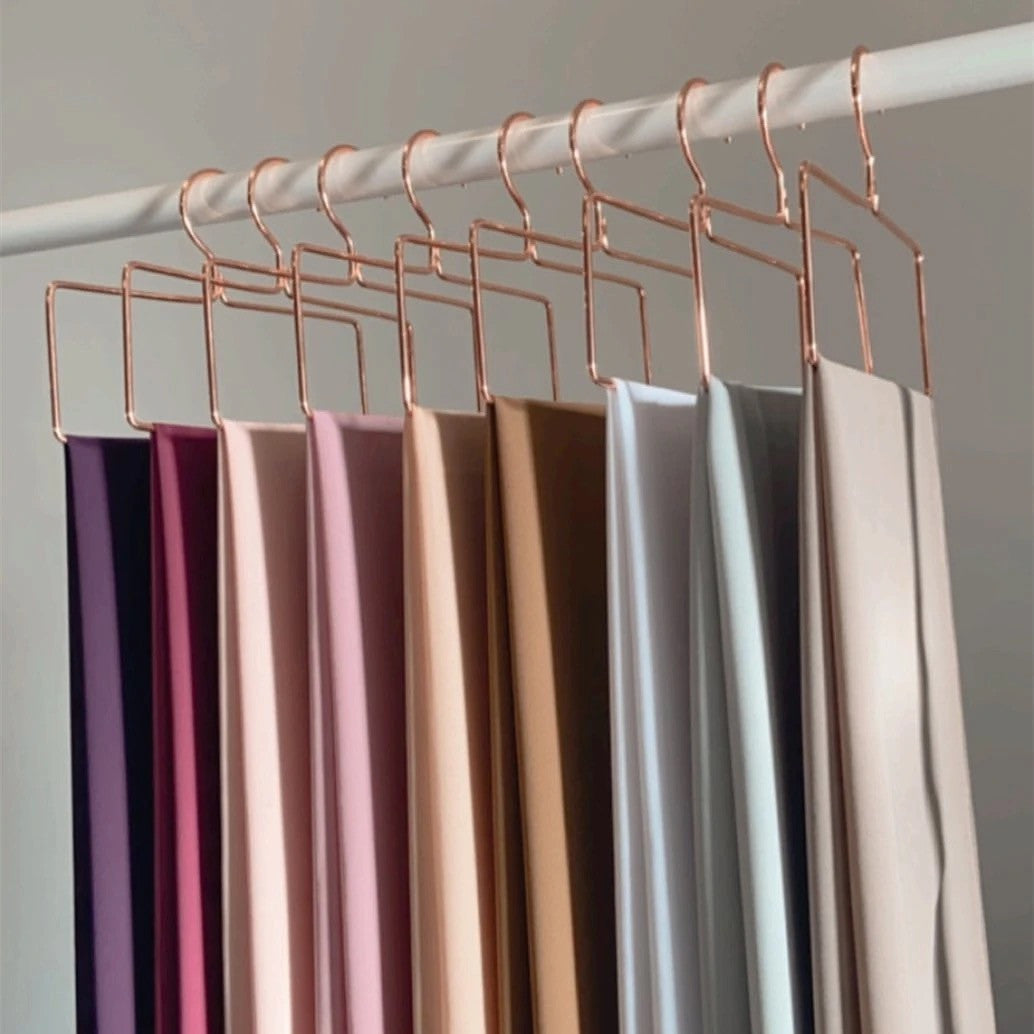 Gold Hijab Hangers — Set of 5