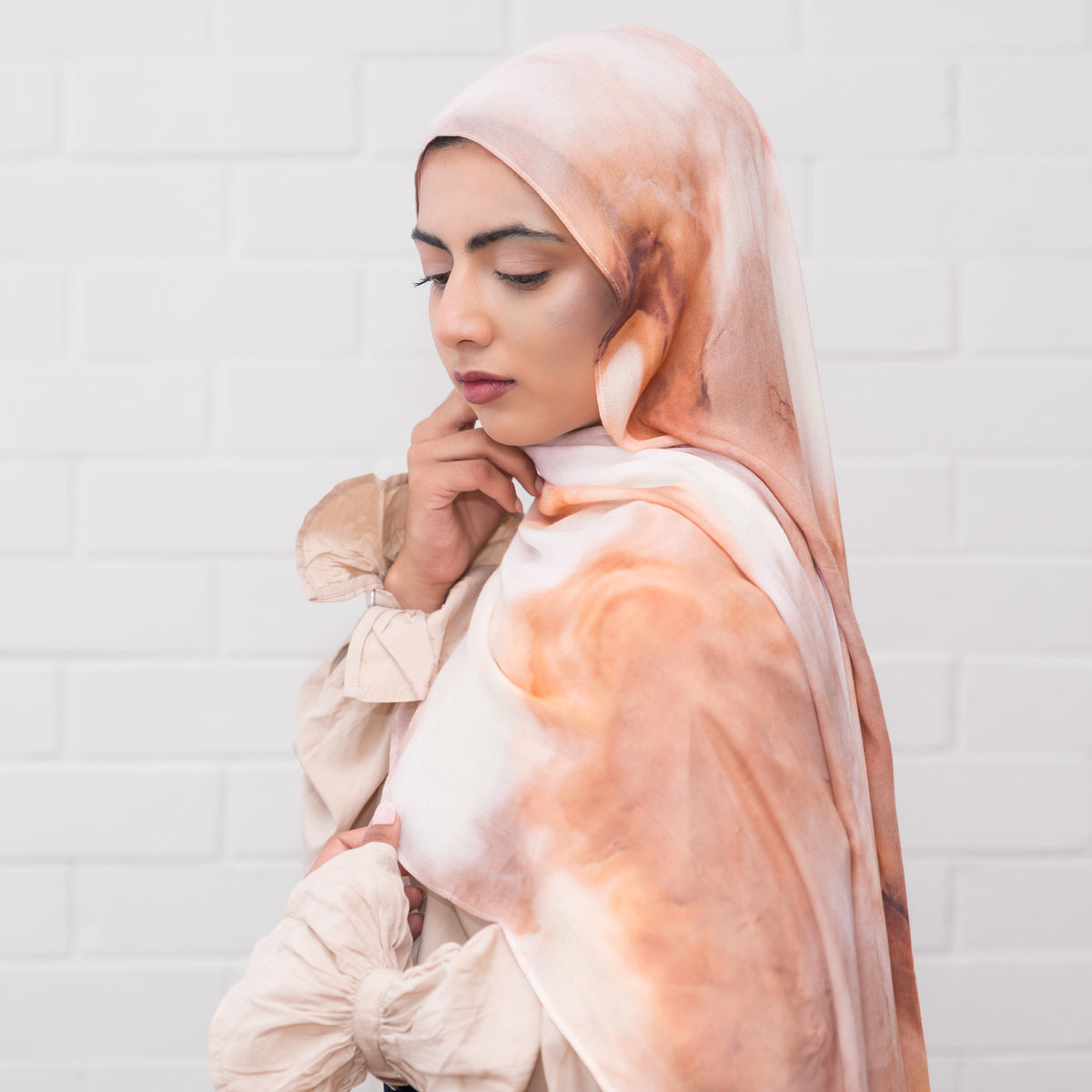 Orange Swirl Luxury Modal