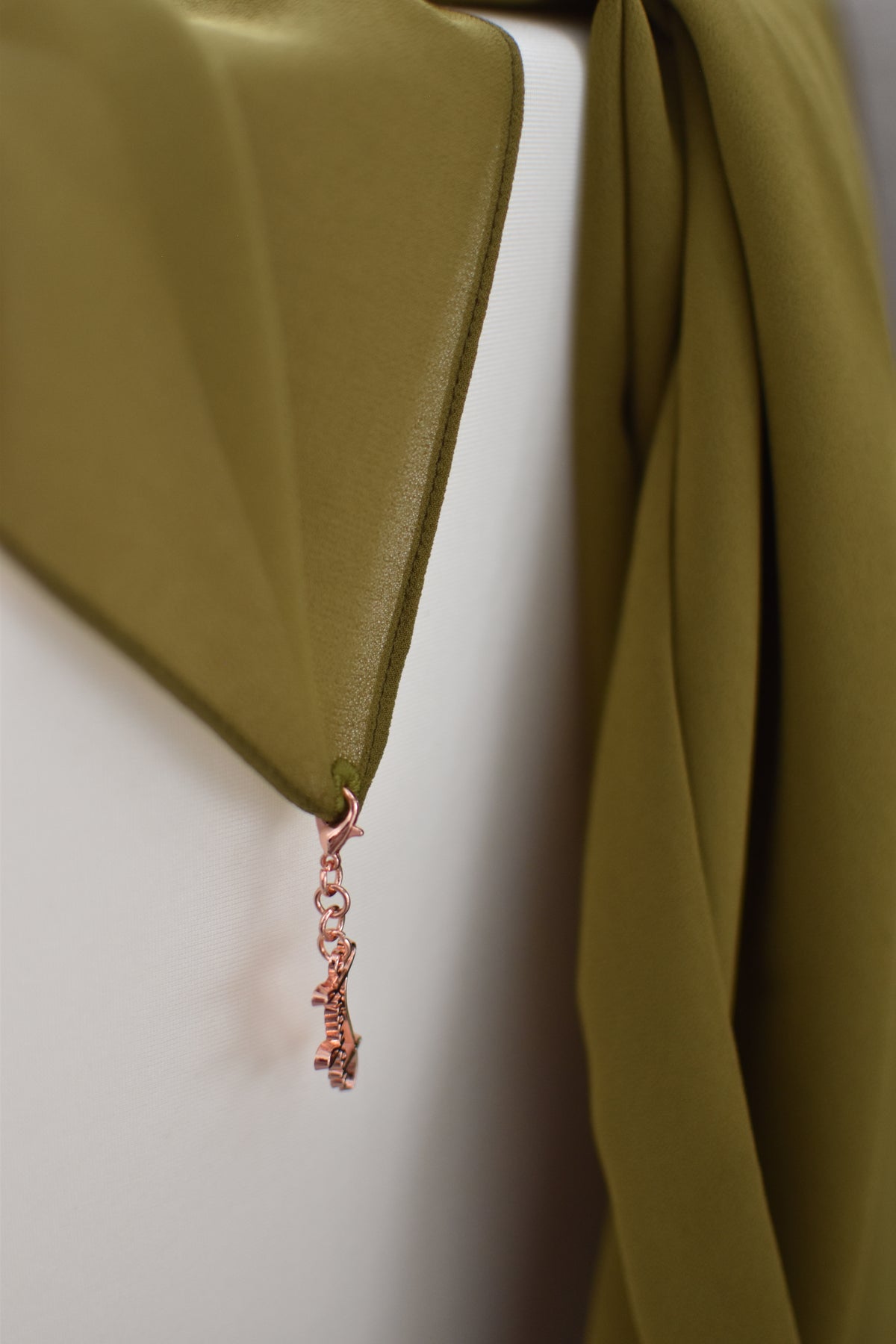 Warm Olive~ Luxury Chiffon