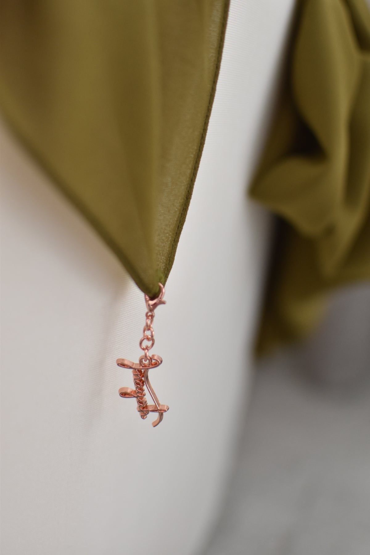 Warm Olive~ Luxury Chiffon — view 2
