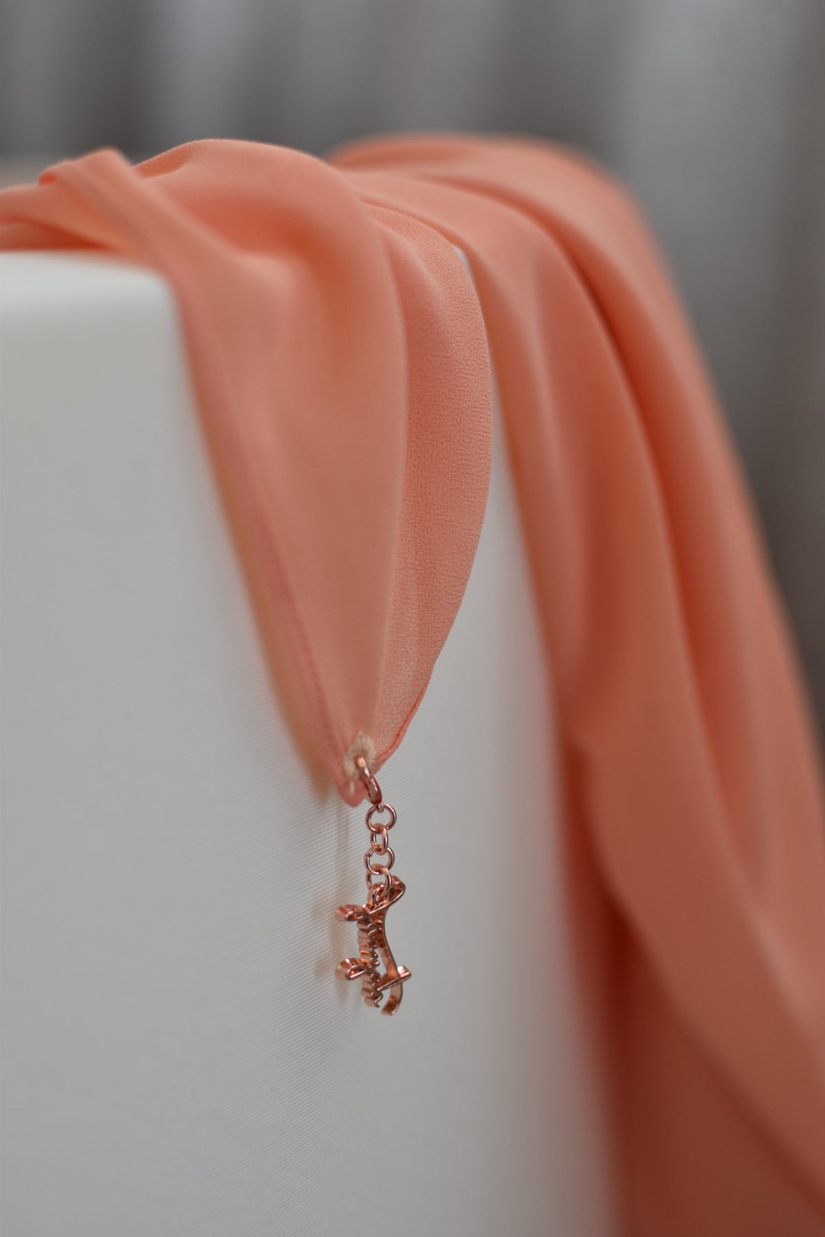 Peach Sorbet ~ Luxury chiffon — view 2