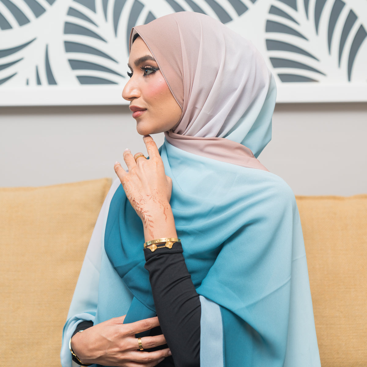 Coastal Calm ~ Luxury Chiffon — view 2