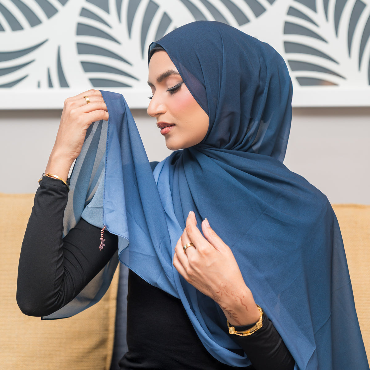 Midnight Mist - luxury chiffon — view 2
