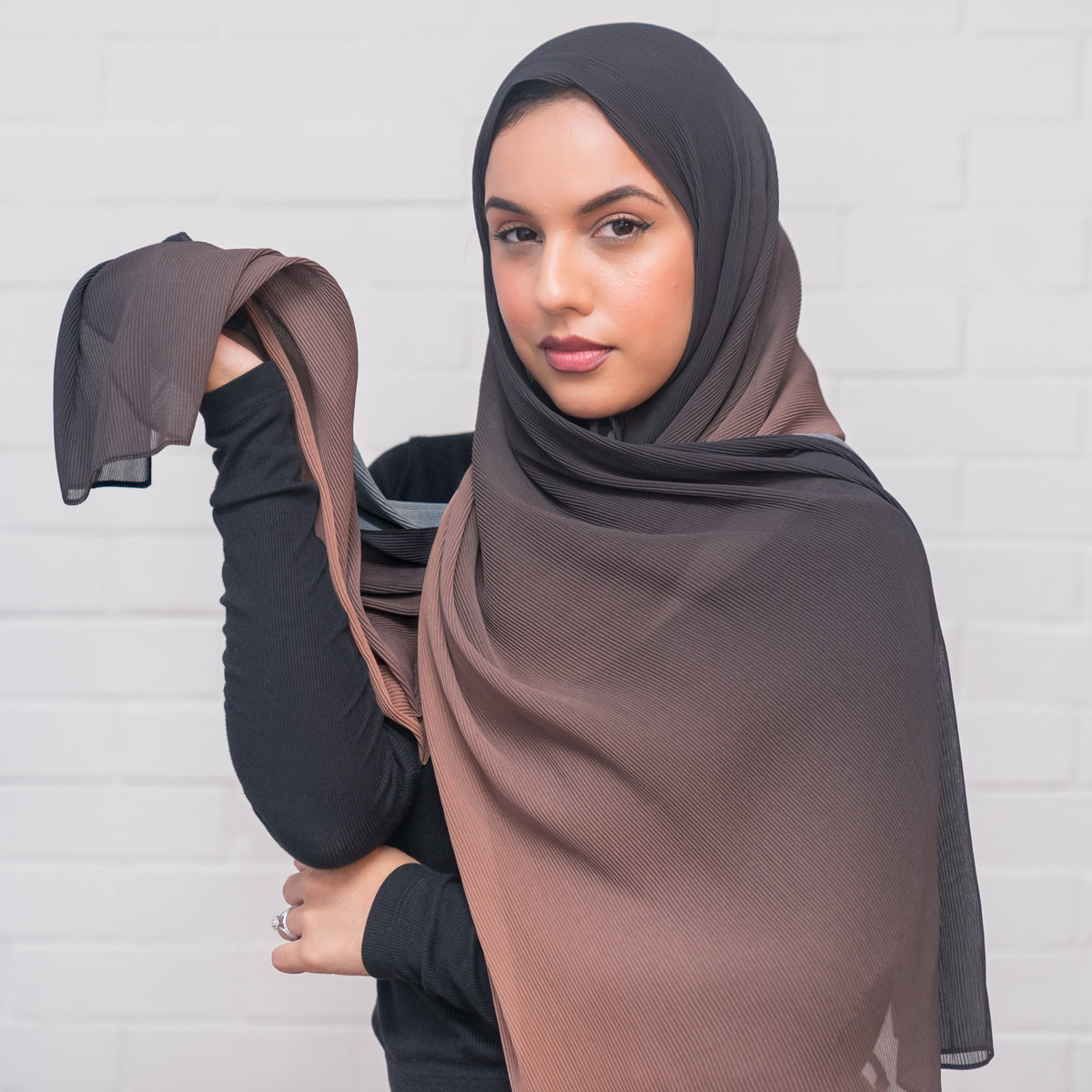 Luxury Ombre Hijab – 292 – 292 — view 2