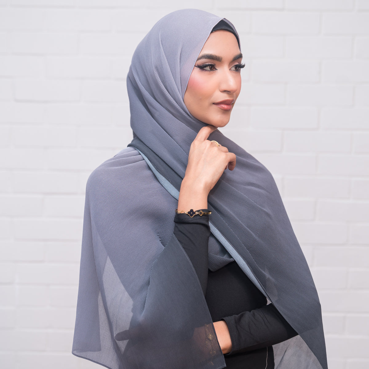 Luxury Ombre Hijab – 298 – 298 — view 2