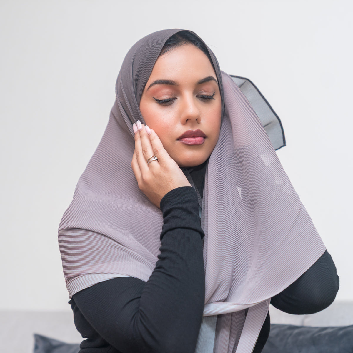 Luxury Ombre Hijab – 299 – 299 — view 2