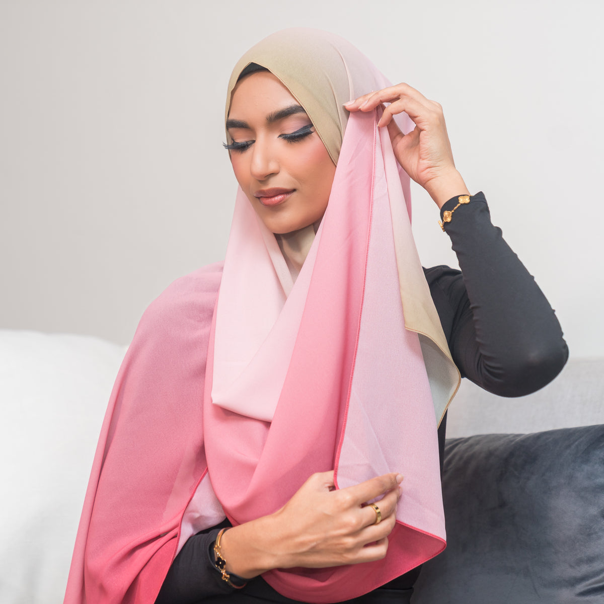 Watermelon ~ Luxury chiffon — view 2