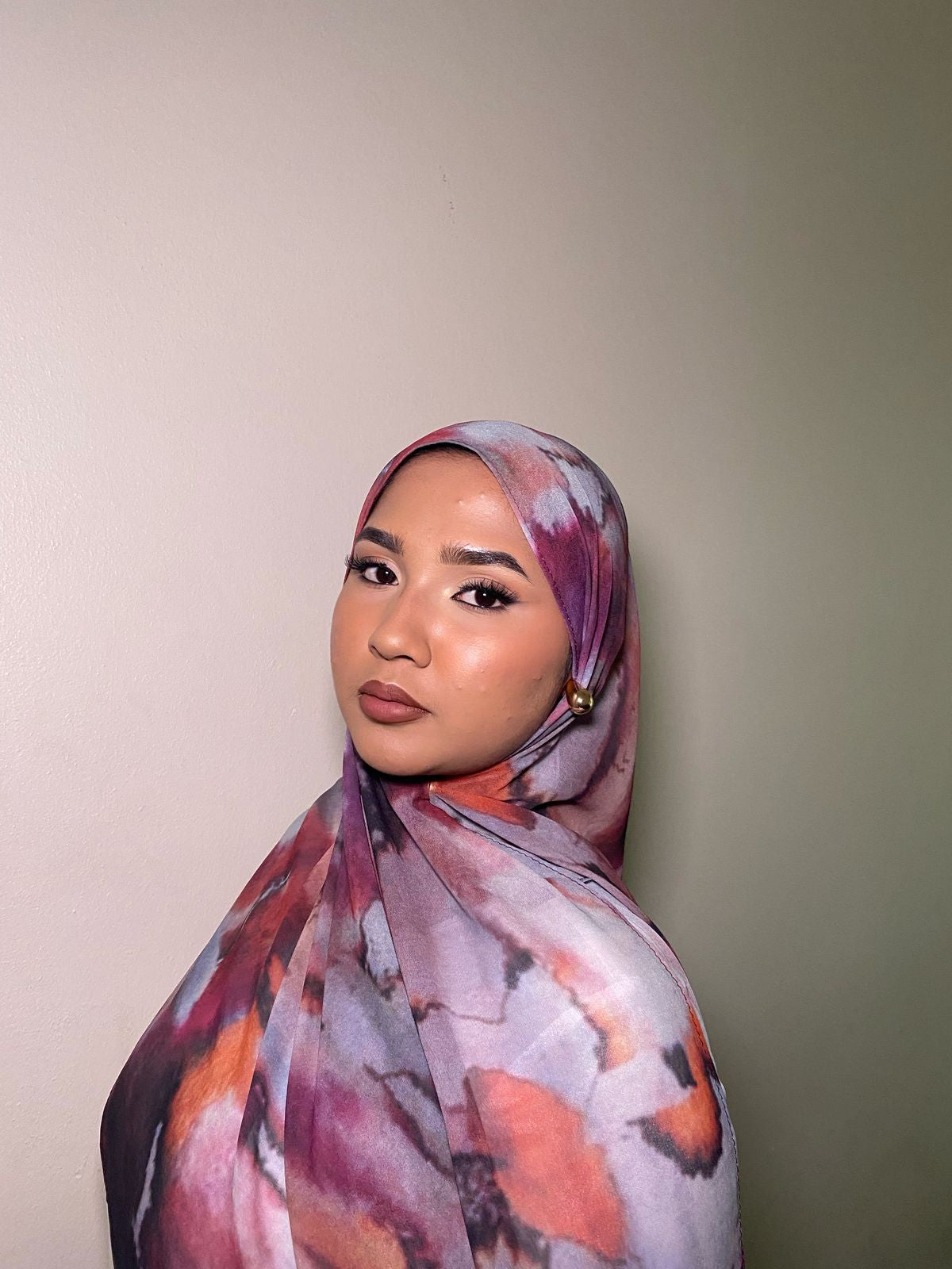 Watercolor Floral ~ luxury chiffon — view 2