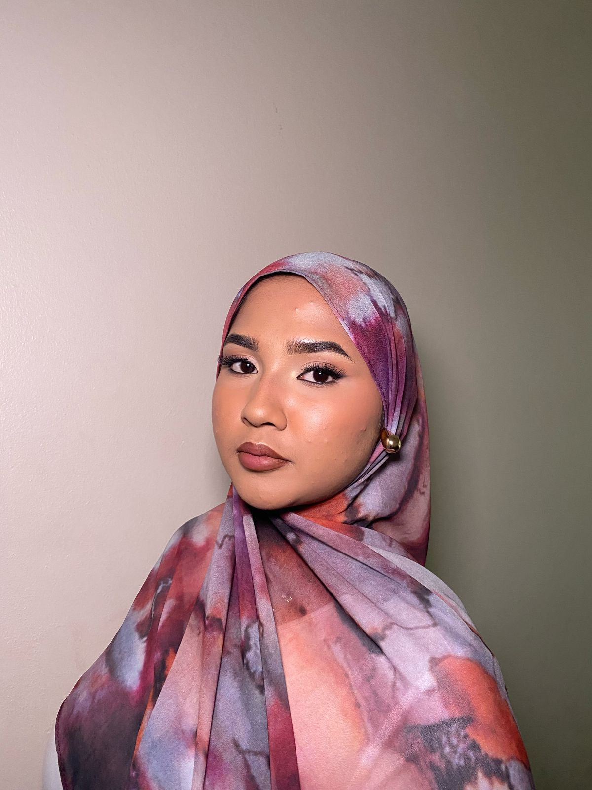 Watercolor Floral ~ luxury chiffon — view 3
