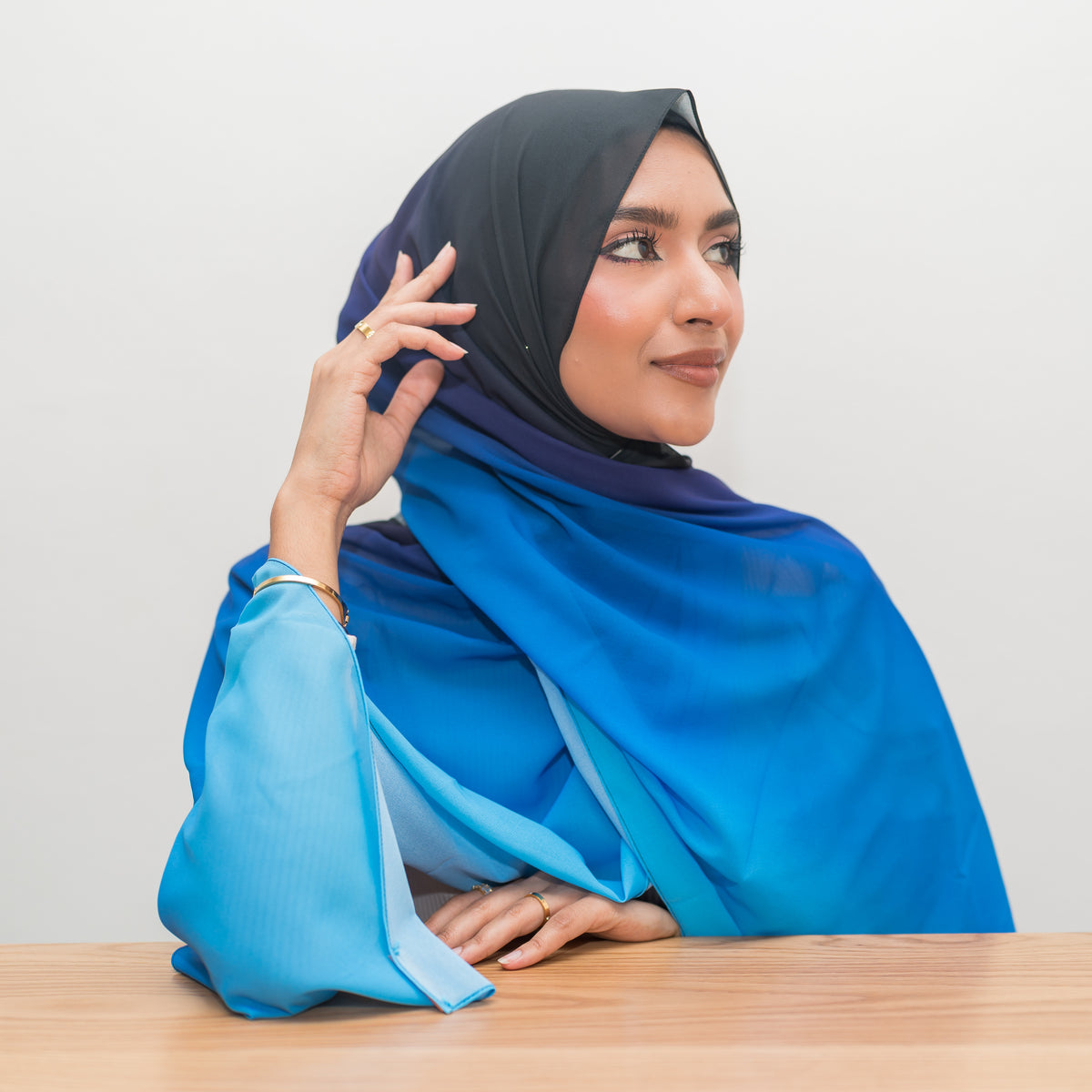 Blue lagoon ~ luxury chiffon