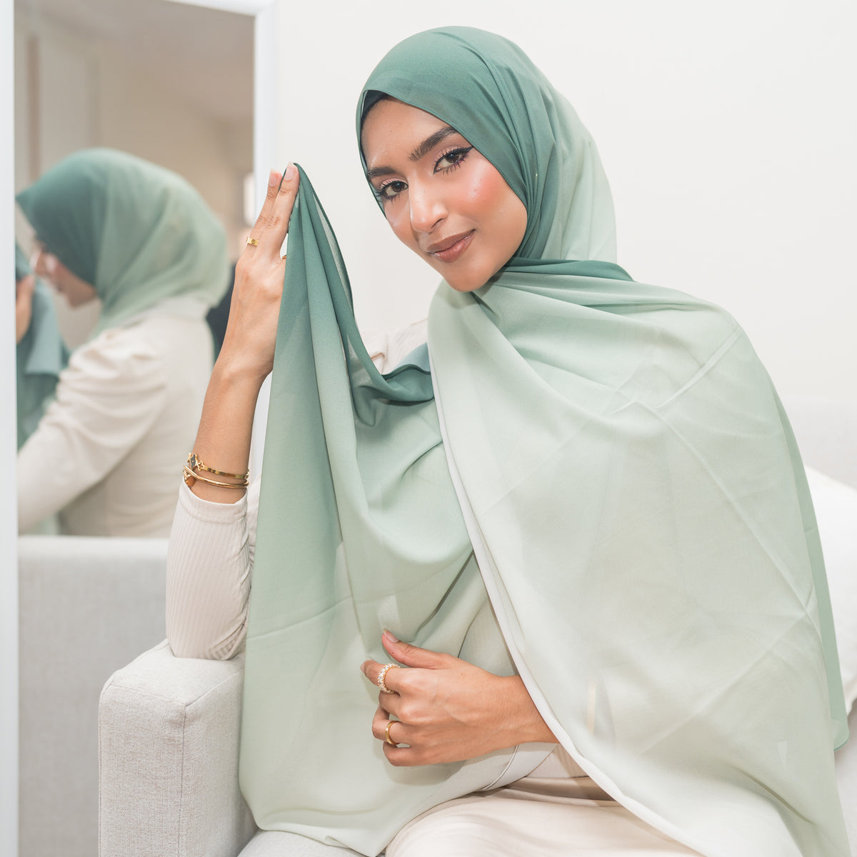 Peppermint ~ luxury chiffon – 394