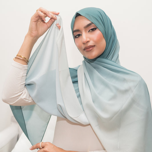 Sea Foam ~ luxury chiffon