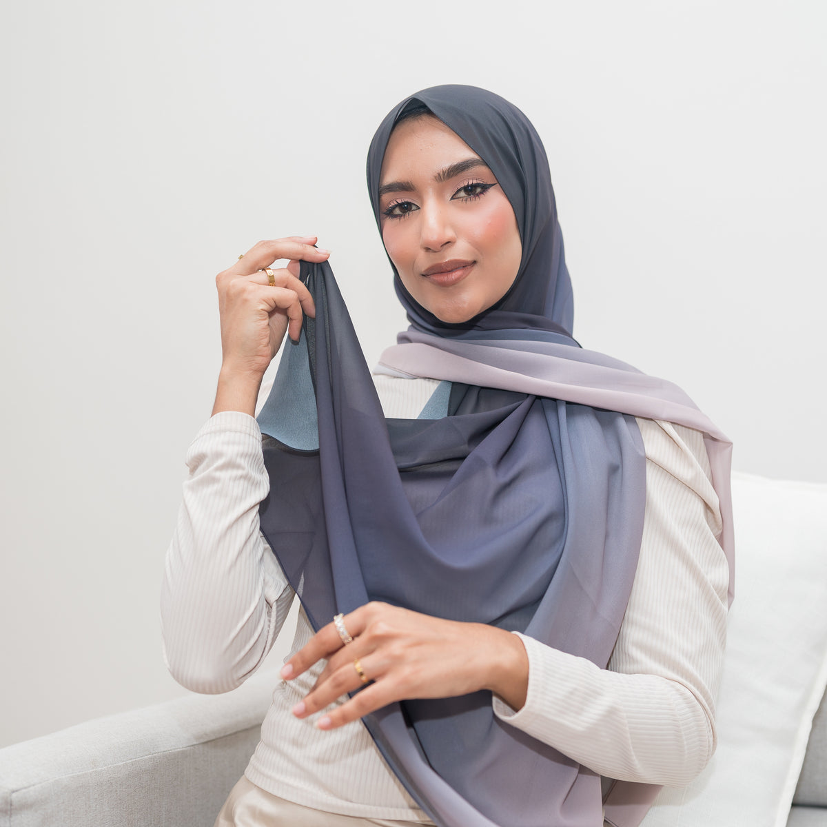 Thunder ~ luxury chiffon