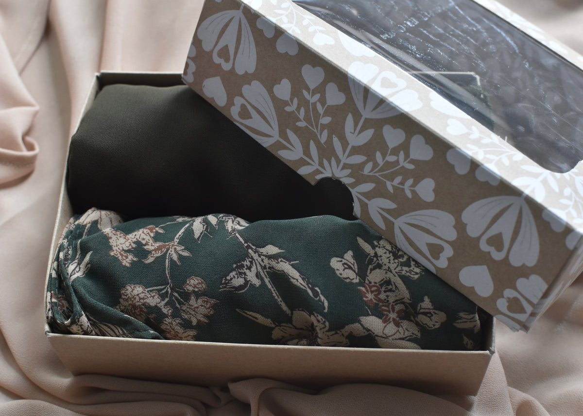 2 scarves & box Eid gift set — view 3