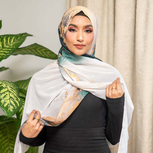 Emerald Royal ~ premium ombre printed