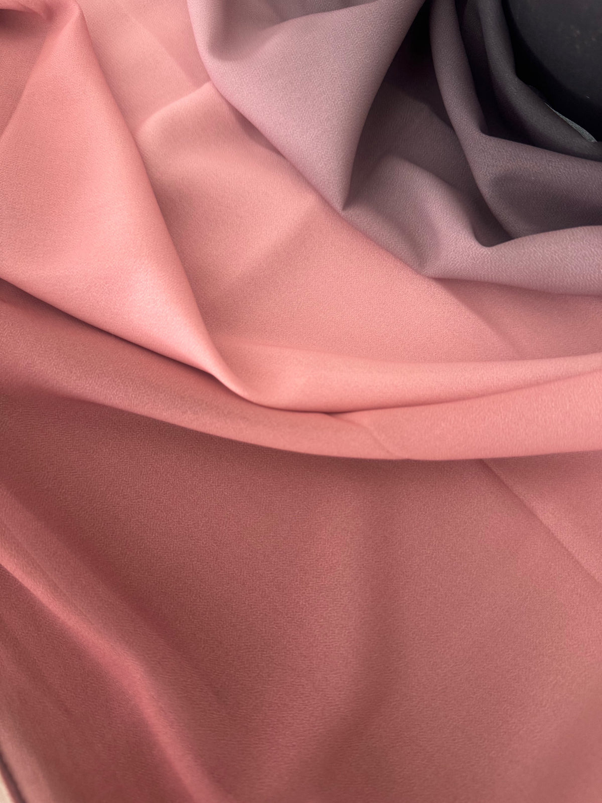 Salmon Sunset ~ Premium Ombre Chiffon — view 5