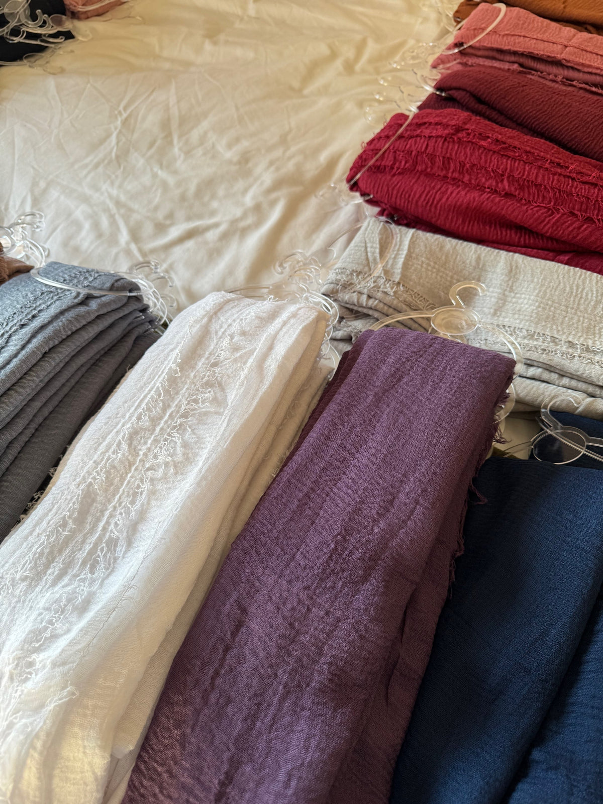 SET OF 5 CRUSHED COTTON — view 3