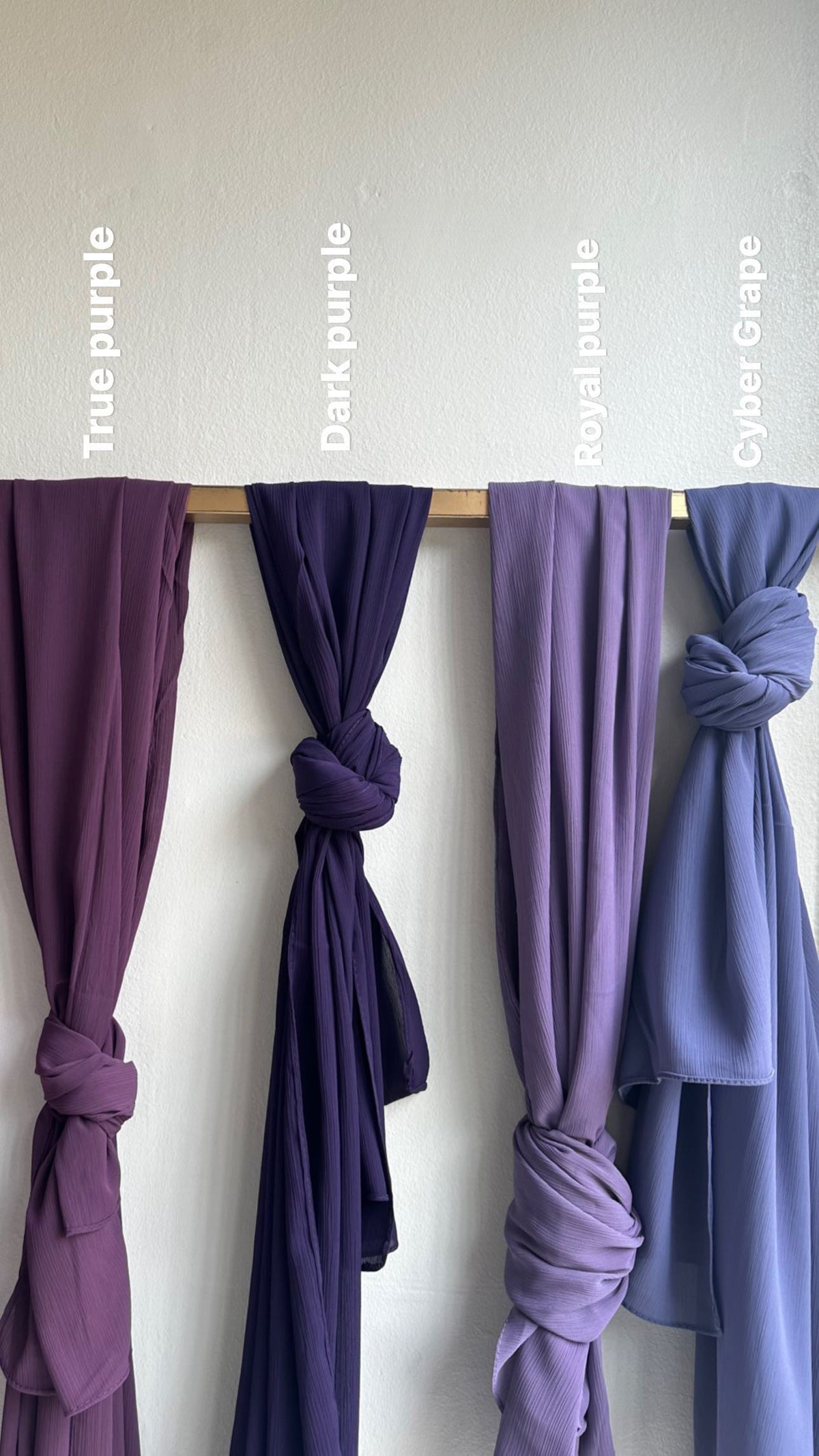 Crinkle Chiffon set of 5 — view 2