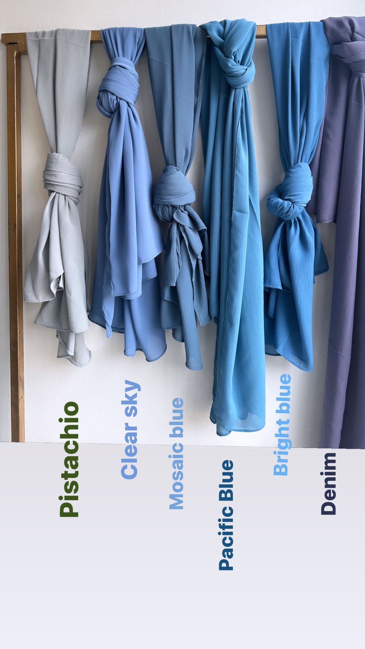 Crinkle Chiffon set of 5 — view 3