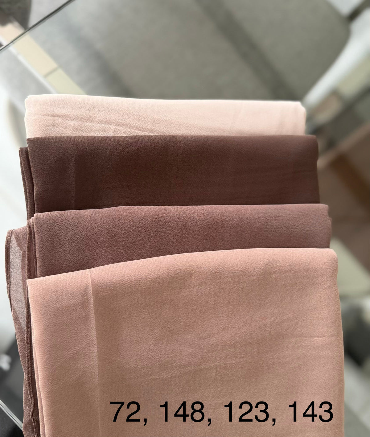 Chiffon Hijab – 72 — view 3