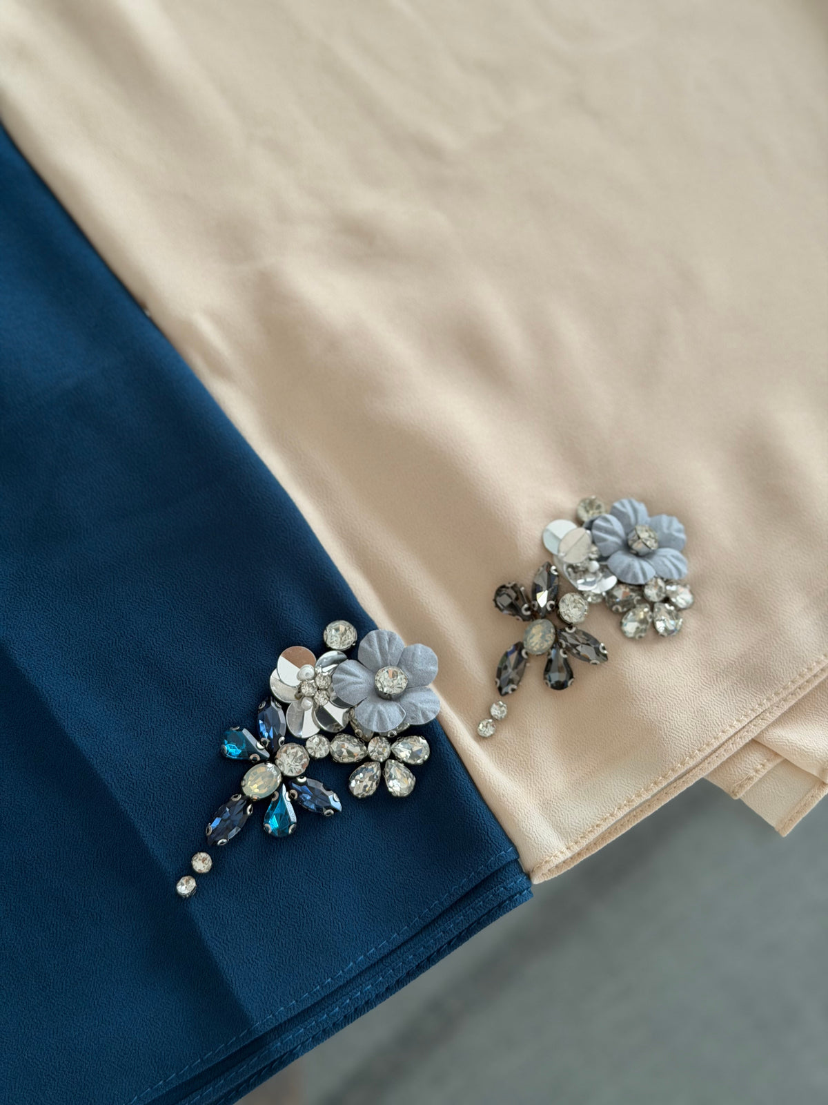Hand beaded Luxury chiffon – 93